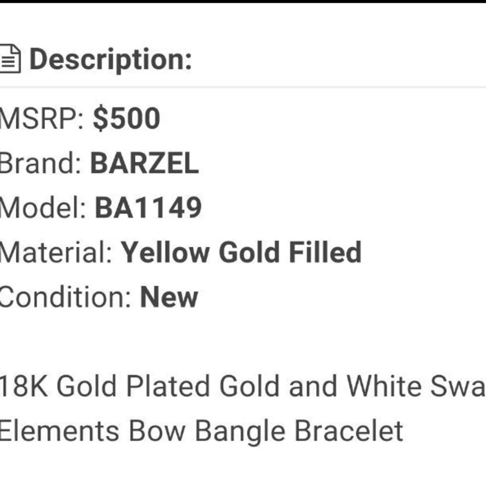 Swarovski Elements Bangle - image 2